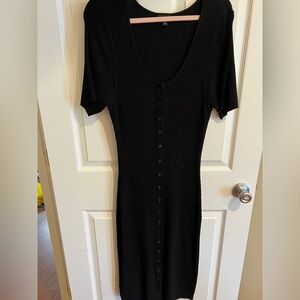 Torrid | Black Bodycon  Midi Dress